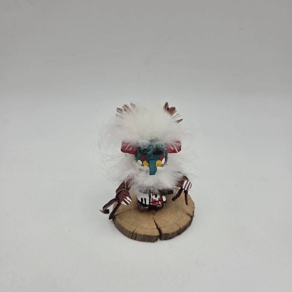 Vintage 2" Removable Mask Native American Kachina Doll "Morning Singer" Signed